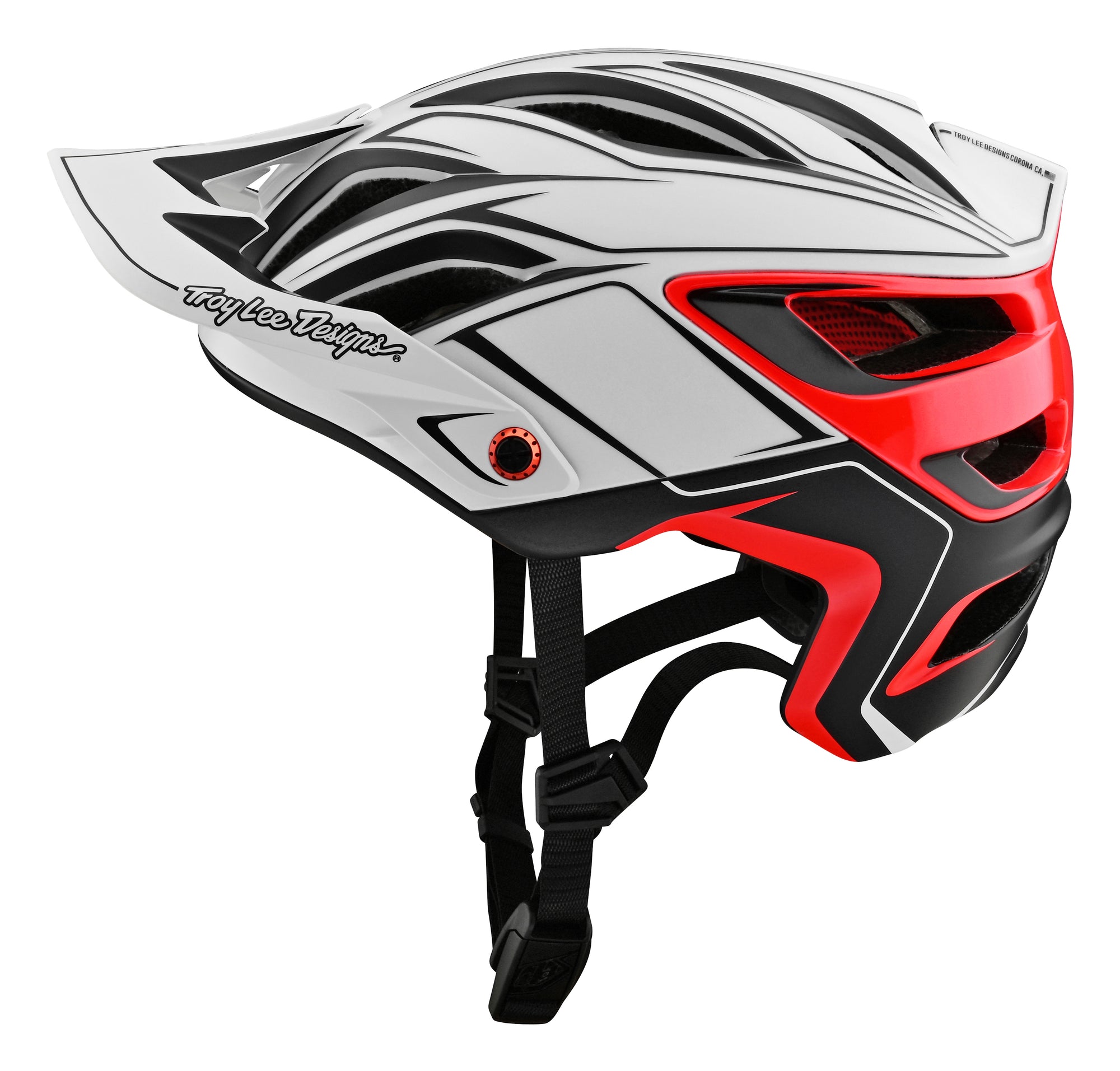 A3 Helmet W/MIPS Pin White/Red