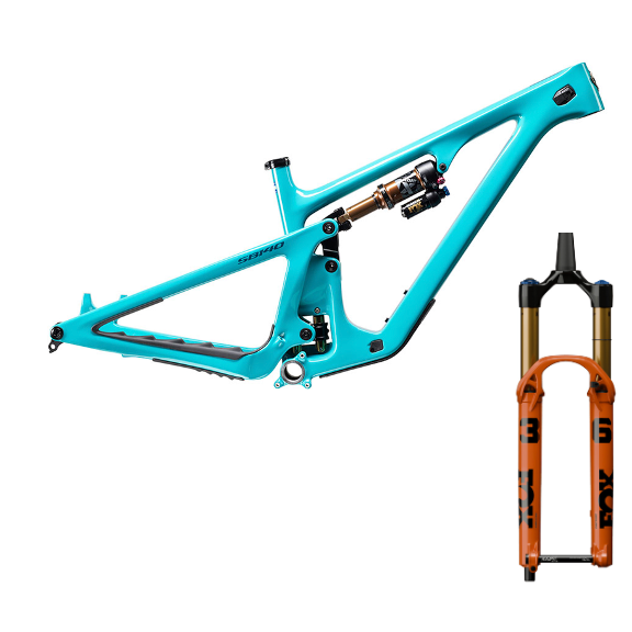 SB140 Small Turquoise Frame + Fox 36 Factory GRIP X2