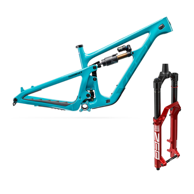SB160 Small Turquoise Frame + ZEB Ultimate RC2