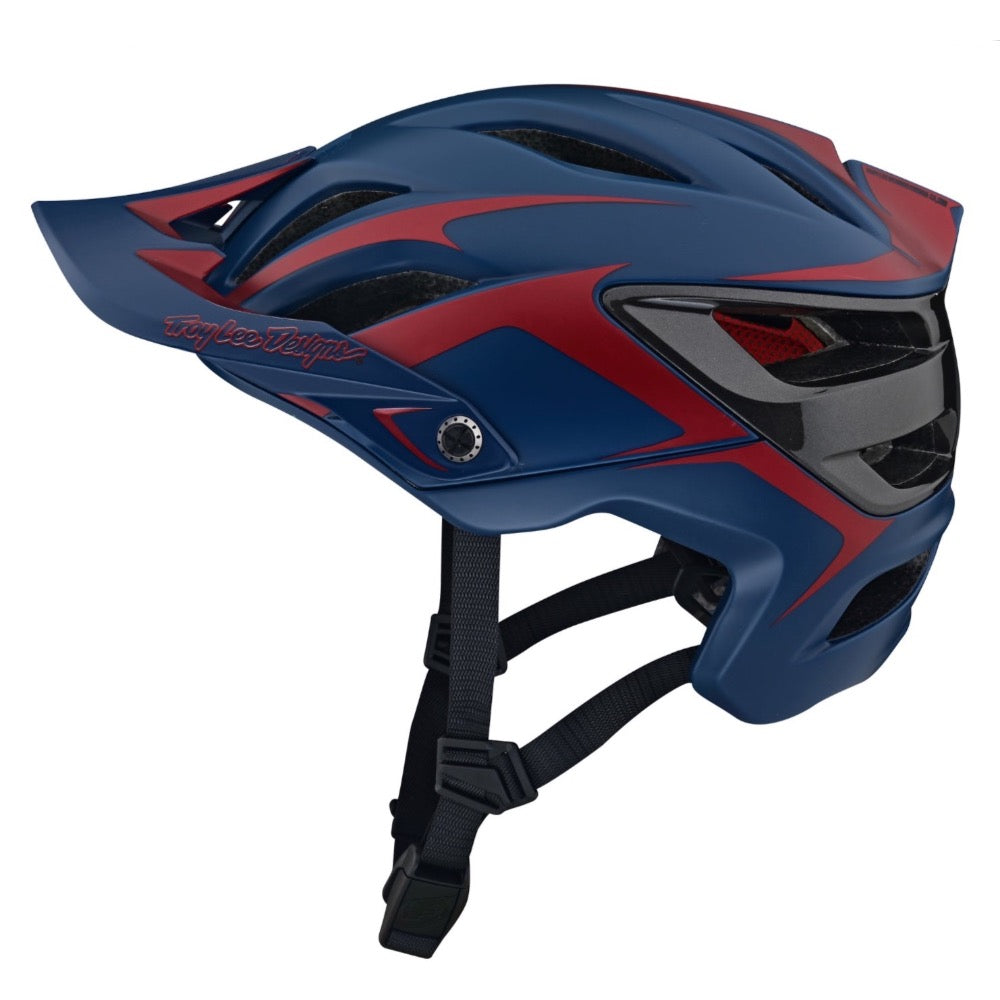 A3 Helmet W/MIPS Fang DK Blue/Burgundy