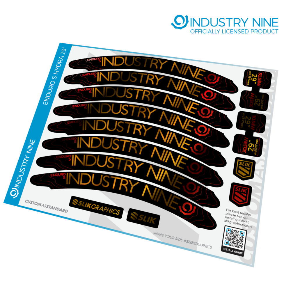 Industry Nine Enduro S Hydra Decal Kit - 29”