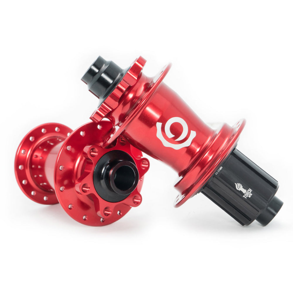 Hydra Classic MTB ISO 6B Boost 32H Hubset (Red)